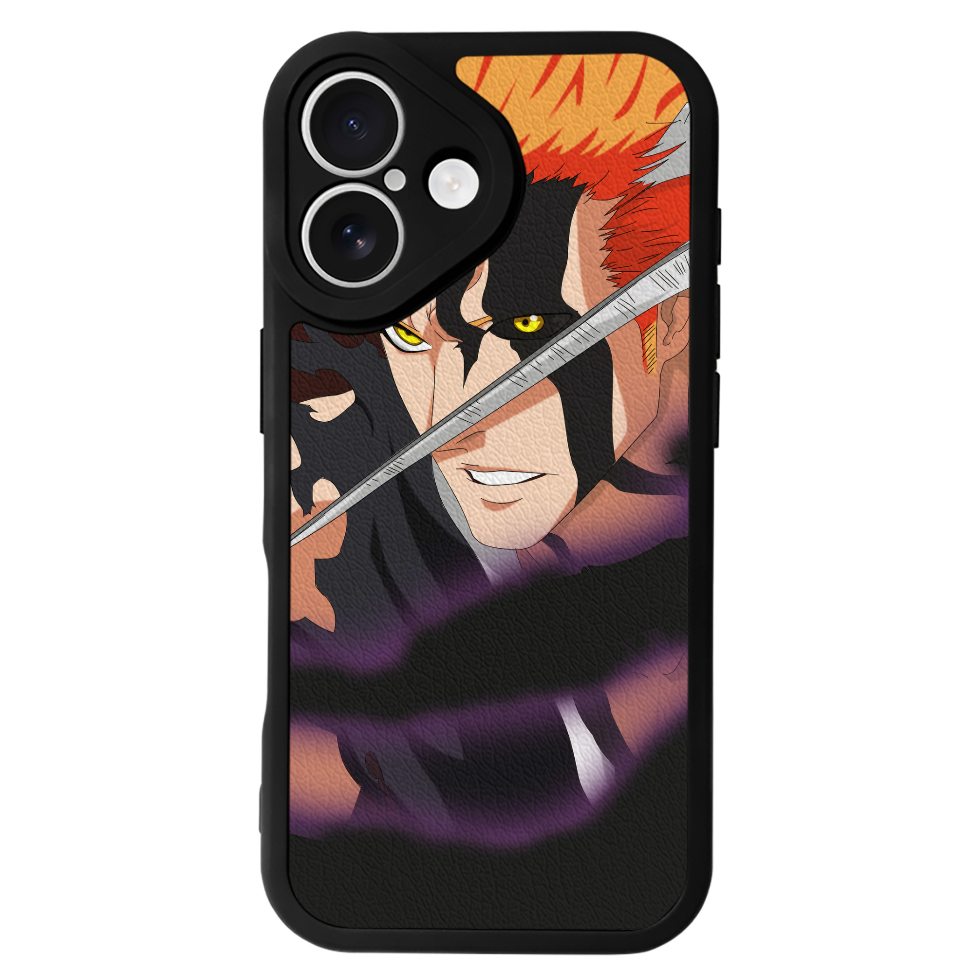 （画像用） ブリーチ BLEACH 【iPhone 16シリーズ対応】シリコンスマホケース（レザー調） 材質：シリコン